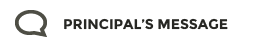 Principal's Message
